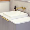 Basins Timberline Arcade Inset Ceramic Basin 400mm Color: White Gloss Place & Palette