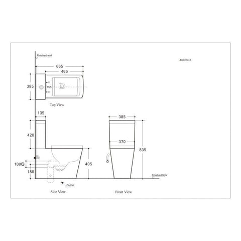 Ardente-R Rimless Toilet Suite-Toilets-BelBagno-place-and-palette