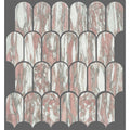 Tiles The Manly Collection Artemis Marble Feather Tile Colour: Norwegian Pink Place & Palette