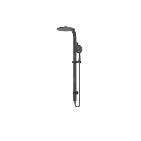 Showers Nero Astra Rain Round Twin Shower Single Hose Colour: Matte Black Place & Palette