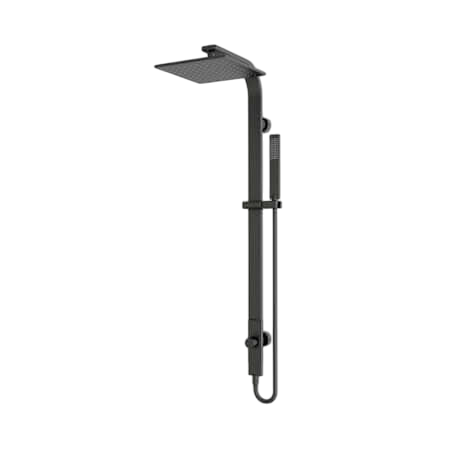 Showers Nero Astra Rain Square Twin Shower Single Hose Colour: Matte Black Place & Palette