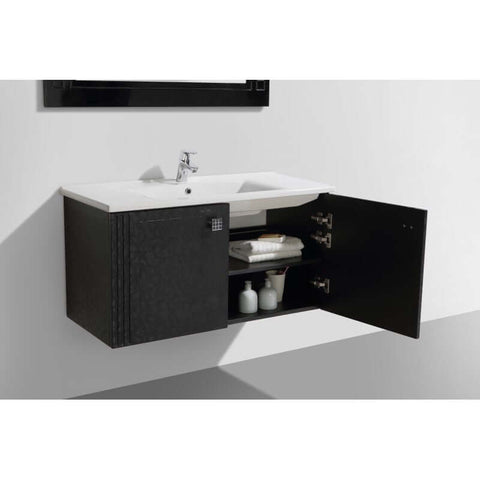 Vanities BelBagno Atria Neo II Vanity Finish: Black Pattern Place & Palette