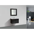 Vanities BelBagno Atria Neo II Vanity Finish: Black Pattern Place & Palette