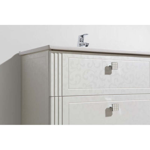 Vanities BelBagno Atria de Luxe II Vanity Finish: White Pattern Place & Palette