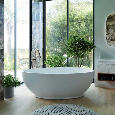 Baths BelBagno Aveo Bath Size: 1740x850x580 Place & Palette