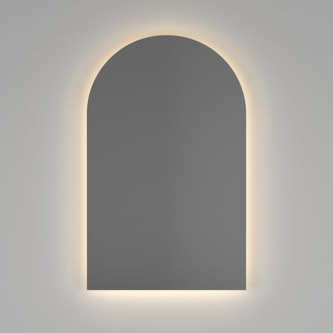 Mirrors Thermogroup Backlit Arch Mirror Colour: Cool Light Place & Palette