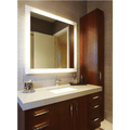 Mirrors Thermogroup Backlit Rectangular Mirror With Border Size: 750x500x45mm (35 Watts) Place & Palette
