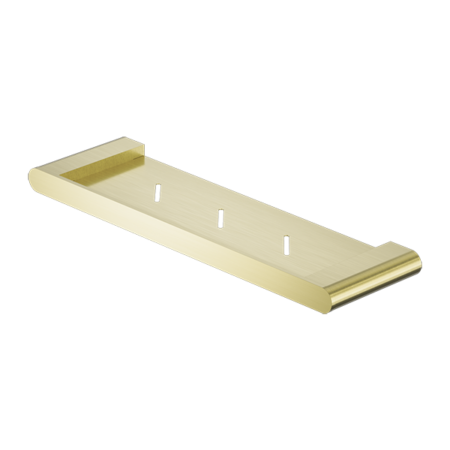 Bianca Metal Shower Shelf-Accessories-Nero-Brushed Gold-place-and-palette