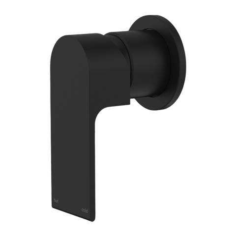 Showers Nero Bianca Shower Mixer With Plate Colour: Matte Black Plate Size: 60mm Place & Palette