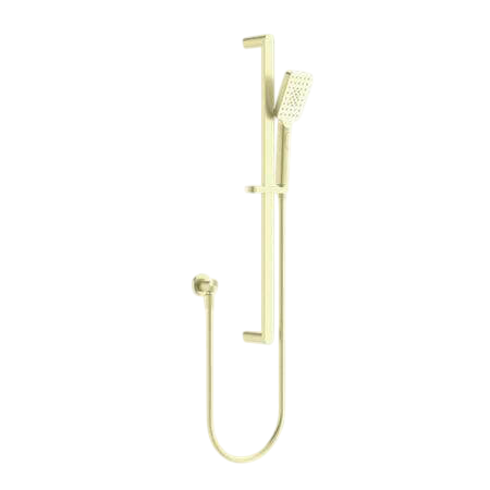 Showers Nero Bianca Shower Rail Colour: Brushed Gold Place & Palette