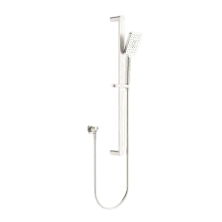 Showers Nero Bianca Shower Rail Colour: Brushed Nickel Place & Palette