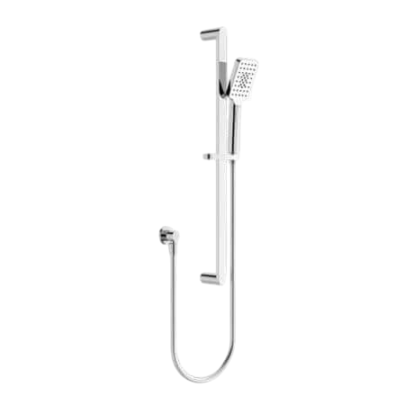 Showers Nero Bianca Shower Rail Colour: Chrome Place & Palette