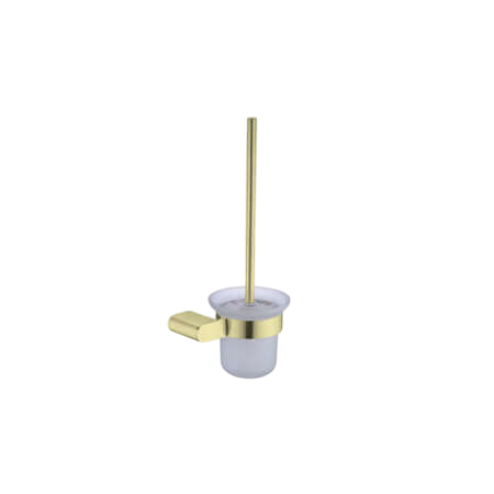 Accessories Nero Bianca Toilet Brush Holder Colour: Brushed Gold Place & Palette