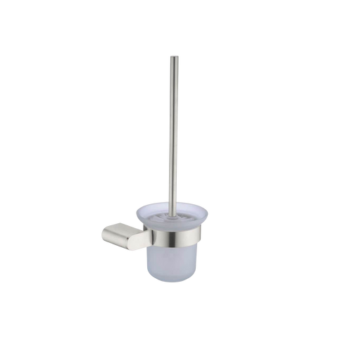 Accessories Nero Bianca Toilet Brush Holder Colour: Brushed Nickel Place & Palette