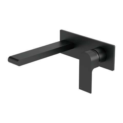 Tapware Nero Bianca Wall Basin/Bath Mixer Colour: Matte Black Size: 230mm Place & Palette