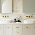 Basins Timberline Bonnie Ceramic Basin 560mm Color: White Gloss Place & Palette