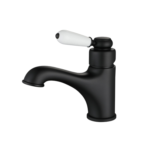 Tapware Modern National Bordeaux Basin Mixer Colour: Electroplated Matte Black Style: Standard Place & Palette