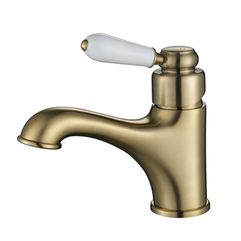 Tapware Modern National Bordeaux Basin Mixer Colour: Pvd Brushed Bronze Style: Standard Place & Palette