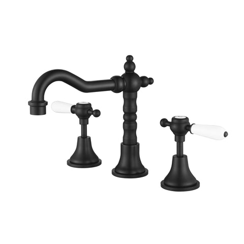 Tapware Modern National Bordeaux Basin Set Colour: Electroplated Matte Black Place & Palette