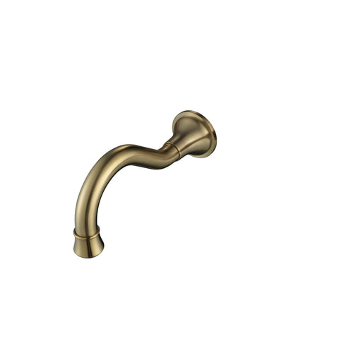 Tapware Modern National Bordeaux Bath Spout Colour: Pvd Brushed Bronze Place & Palette