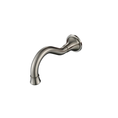 Tapware Modern National Bordeaux Bath Spout Colour: Pvd Brushed Nickel Place & Palette