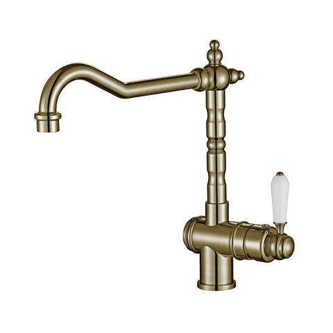 Tapware Modern National Bordeaux Kitchen Mixer Colour: Pvd Brushed Bronze Place & Palette