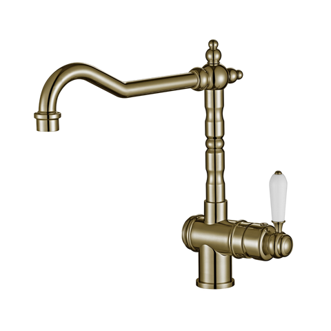 Tapware Modern National Bordeaux Kitchen Mixer Colour: Pvd Brushed Bronze Place & Palette