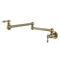 Tapware Modern National Bordeaux Kitchen Pot Filler Colour: Pvd Brushed Bronze Place & Palette