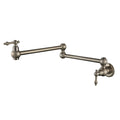 Tapware Modern National Bordeaux Kitchen Pot Filler Colour: Pvd Brushed Nickel Place & Palette