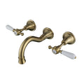 Tapware Modern National Bordeaux Wall Spa And Sink Set Colour: Pvd Brushed Bronze Place & Palette