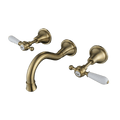 Tapware Modern National Bordeaux Wall Spa And Sink Set Colour: Pvd Brushed Bronze Place & Palette