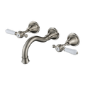 Tapware Modern National Bordeaux Wall Spa And Sink Set Colour: Pvd Brushed Nickel Place & Palette