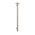 Accessories Thermogroup Round Polished Non-Heated Vertical Single Towel Rail Colour: Brushed Stainless Steel Place & Palette