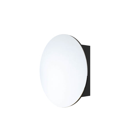 Mirrors Thermogroup Round Mirror Cabinet Colour: Black Place & Palette