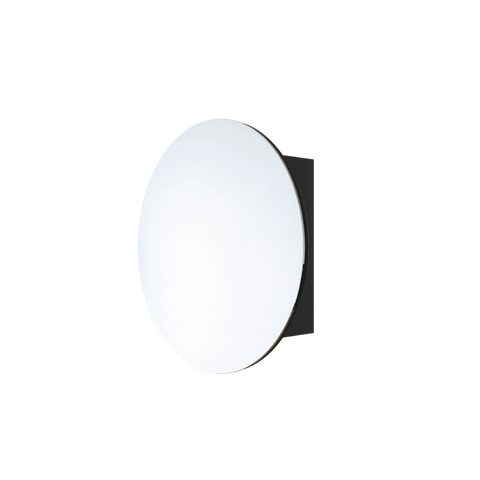 Mirrors Thermogroup Round Mirror Cabinet Colour: Black Place & Palette