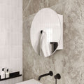 Mirrors Thermogroup Round Mirror Cabinet Colour: White Place & Palette