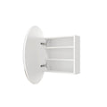 Mirrors Thermogroup Round Mirror Cabinet Colour: White Place & Palette