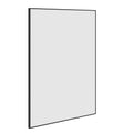 Mirrors Thermogroup Rectangular Framed Mirror Colour: Black Demister: With Demister Place & Palette