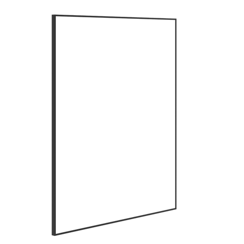 Mirrors Thermogroup Rectangular Framed Mirror Colour: Black Demister: With Demister Place & Palette