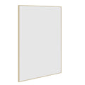 Mirrors Thermogroup Rectangular Framed Mirror Colour: Gold Demister: With Demister Place & Palette