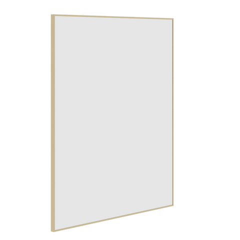 Mirrors Thermogroup Rectangular Framed Mirror Colour: Gold Demister: With Demister Place & Palette