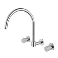 Tapware Modern National Cadence Wall Sink Set Colour: Electroplated Chrome Place & Palette