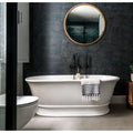 Cambridge 156 TitanCast Bath-Baths-Turner Hastings-Satin Silk White-place-and-palette