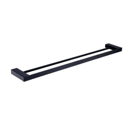 Celia Double Towel Rail-Accessories-Nero-Matte Black-800mm-place-and-palette