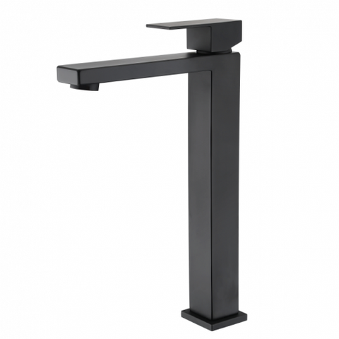 Tapware Modern National Chao Mini Basin Mixer Style: High Rise Colour: Electroplated Matte Black Place & Palette