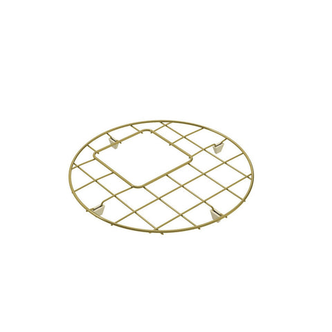 Chester Stainless Steel Grid-Accessories-Turner Hastings-Brushed Brass-Round-47x47-place-and-palette