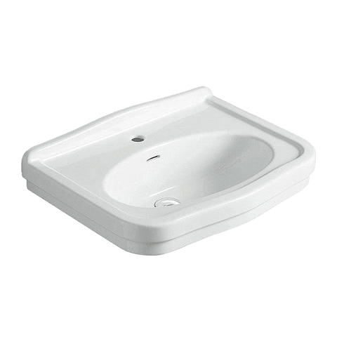 Basins Turner Hastings Claremont Basin Size: 68x51 Mounting: Basin Only (Wall Hung) Taphole: No Taphole Place & Palette