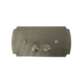 Claremont Flush Plate-Toilets-Turner Hastings-Brushed Nickel-place-and-palette