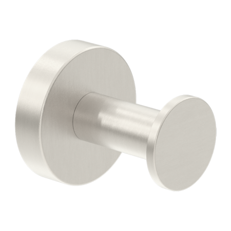 Classic Robe Hook-Accessories-Nero-Brushed Nickel-place-and-palette