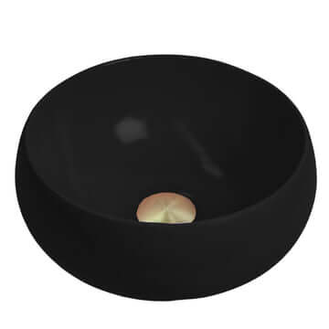 Basins Bramstone Cove Basin Colour: Raven - Black Finish: Satin Place & Palette